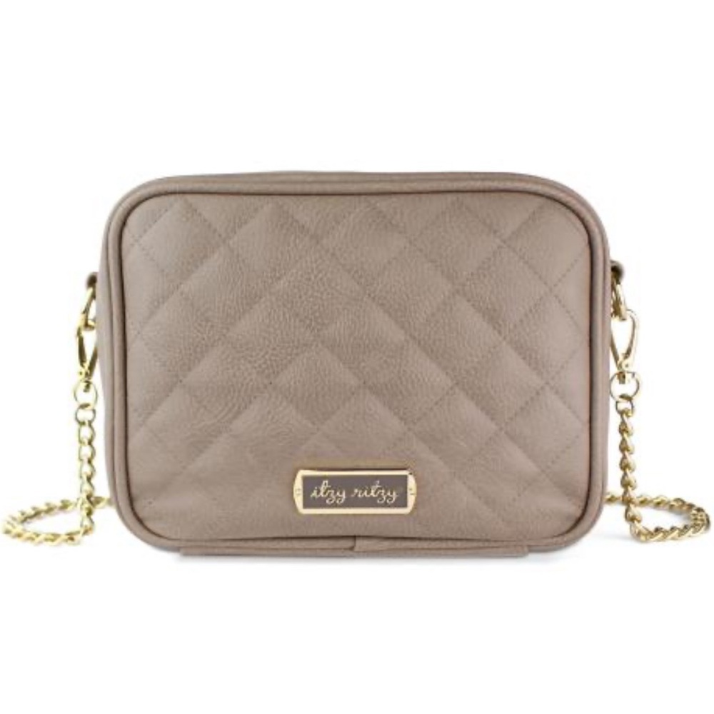 Itzy Ritzy double Take Crossbody Diaper Bag - Taupe